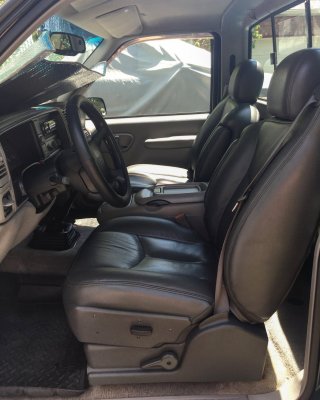 NBS Tahoe leather seat swap | GMT400 - The Ultimate 88-98 GM Truck Forum