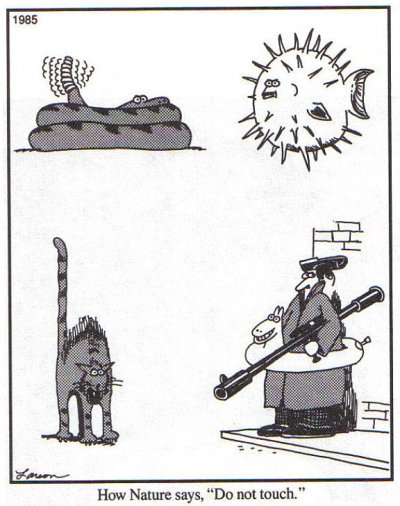 How Nature says Do Not Touch - Gary Larson.jpg