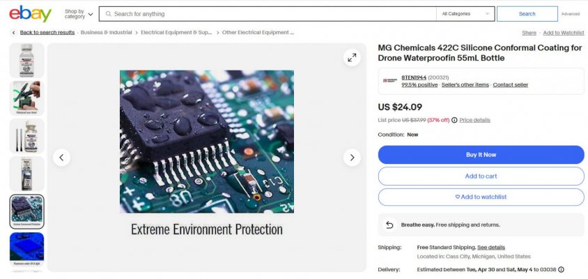 MG Chemicals 422C Silicone Conformal Coating for Drone Waterproofin 55mL Bottle  eBay.jpg